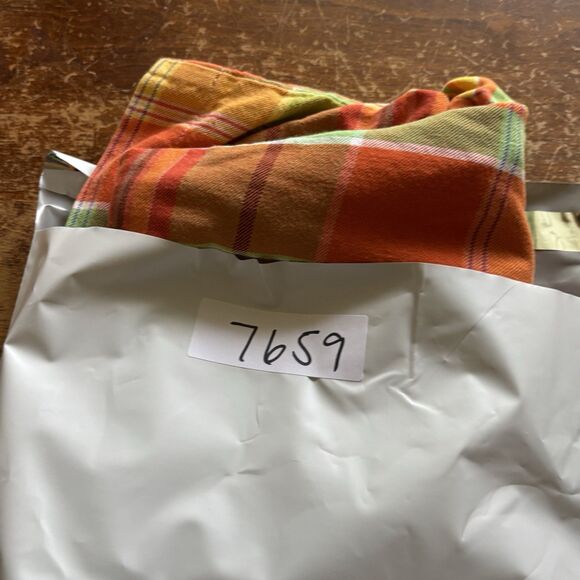 Polo Ralph Lauren Shorts Mens 36 Tyler Orange Green Loud Plaid Preppy‎ Pleated - Picture 8 of 12